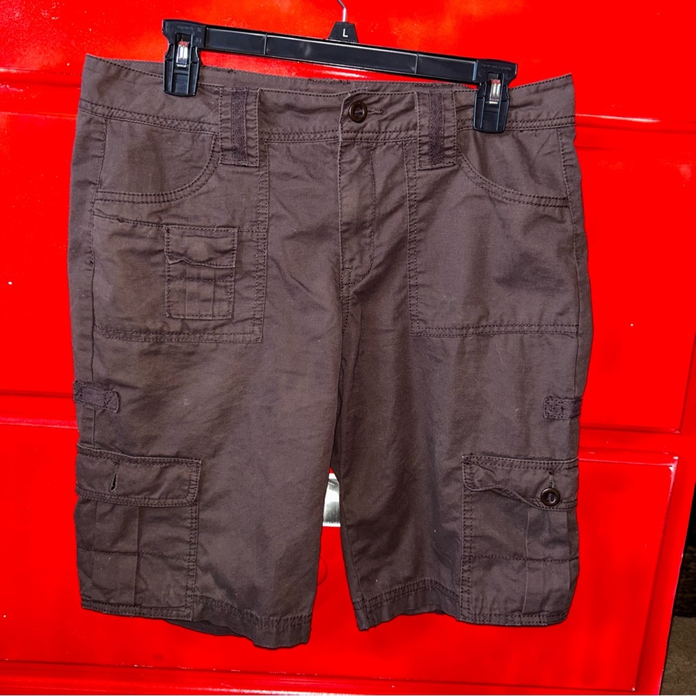 Brown cargo shorts waist size 34 inches